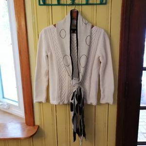 GAP Cotton Sweater with GAP Knit Scarf Set, Size M